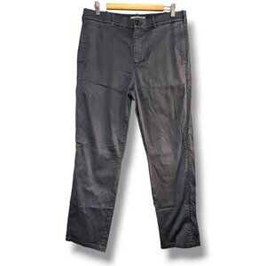 Hill City Pants Mens 34 x 33 Dark Gray Chino Pants Straight Leg